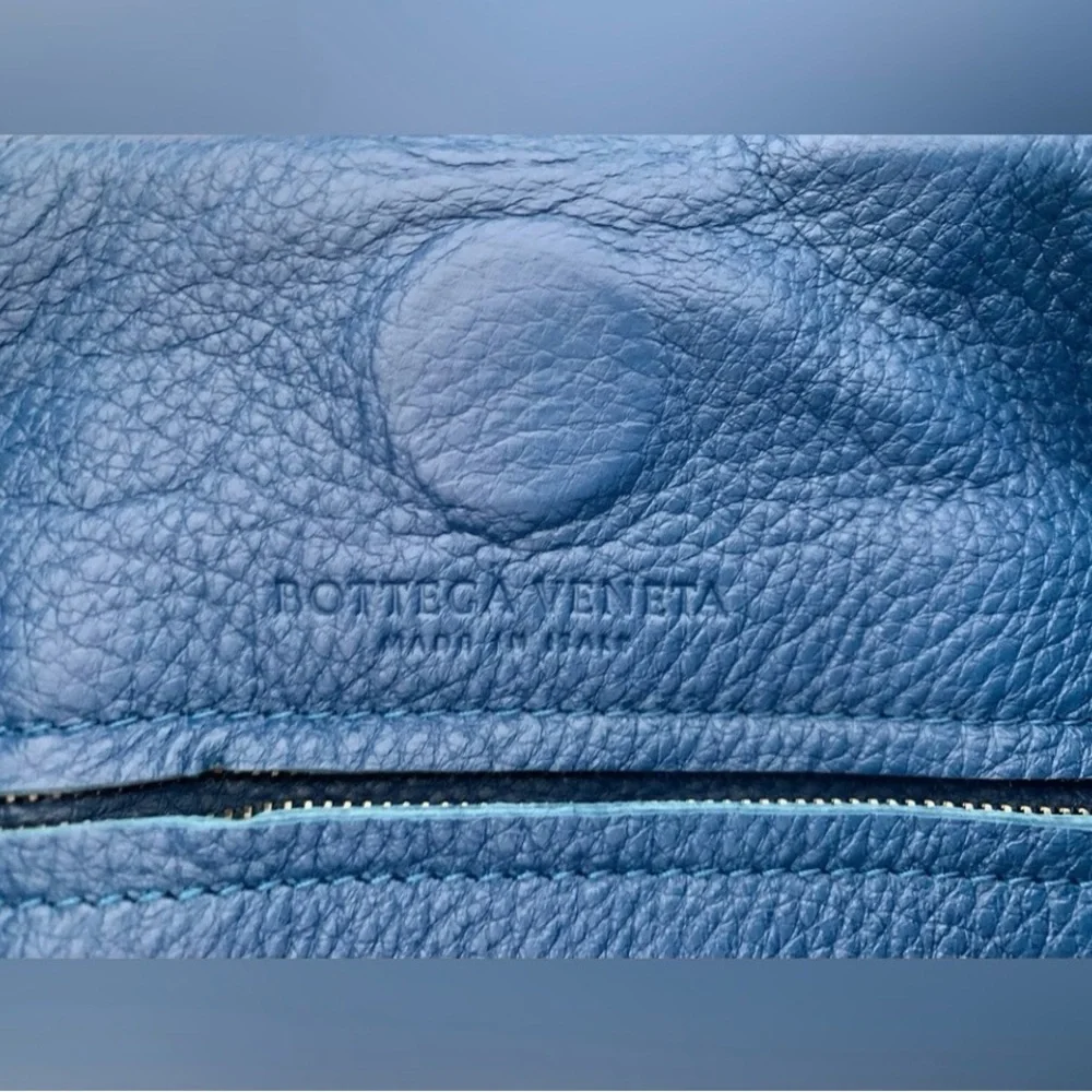 Bottega Veneta Blue Woven Hobo Bag